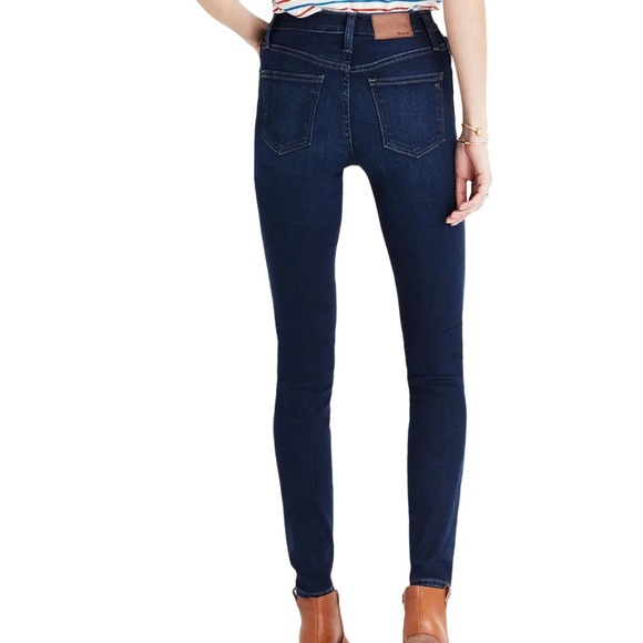 Madewell 10" High Rise Skinny Jeans 31 💟 - Picture 2 of 9